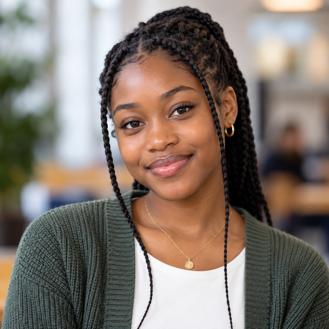 Student headshot of a young Black female student